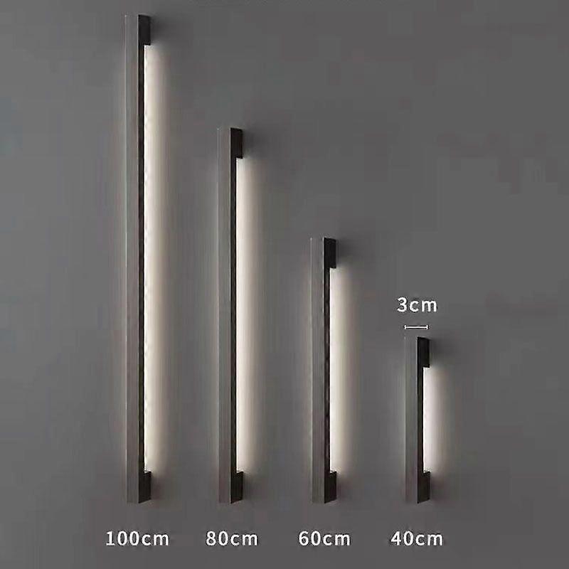 Indoor Atmosphere Handle Wall Lamp Creative Led Strip Linear Lamp Modern And Simple Nordic One Line Wall Lamp Living Room Bedroo