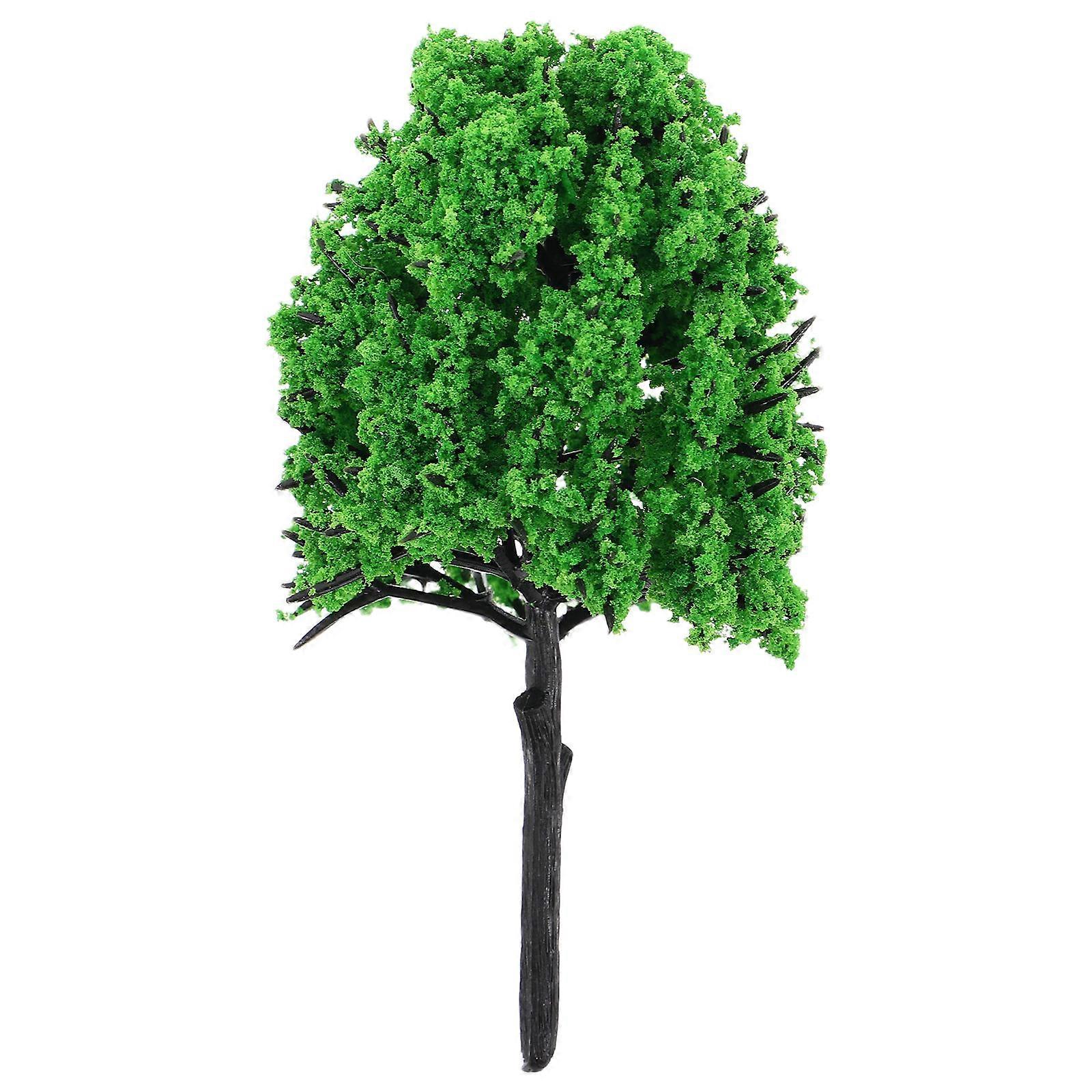 Realistic Plastic Model Trees for Train Scenery, Fake Trees for Diorama Crafts, Architectural Landscape, and Garden Layouts – Lightweight and
