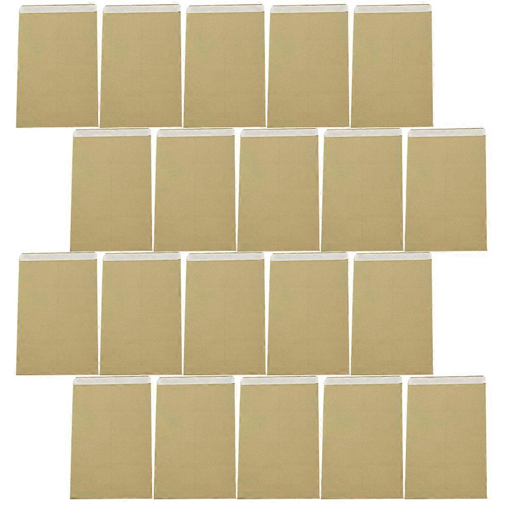 Home Document Bag Paper Pockets Thickened Envelopes Business Use 12.73X9.00X0.39in Storing Files 20Pcs