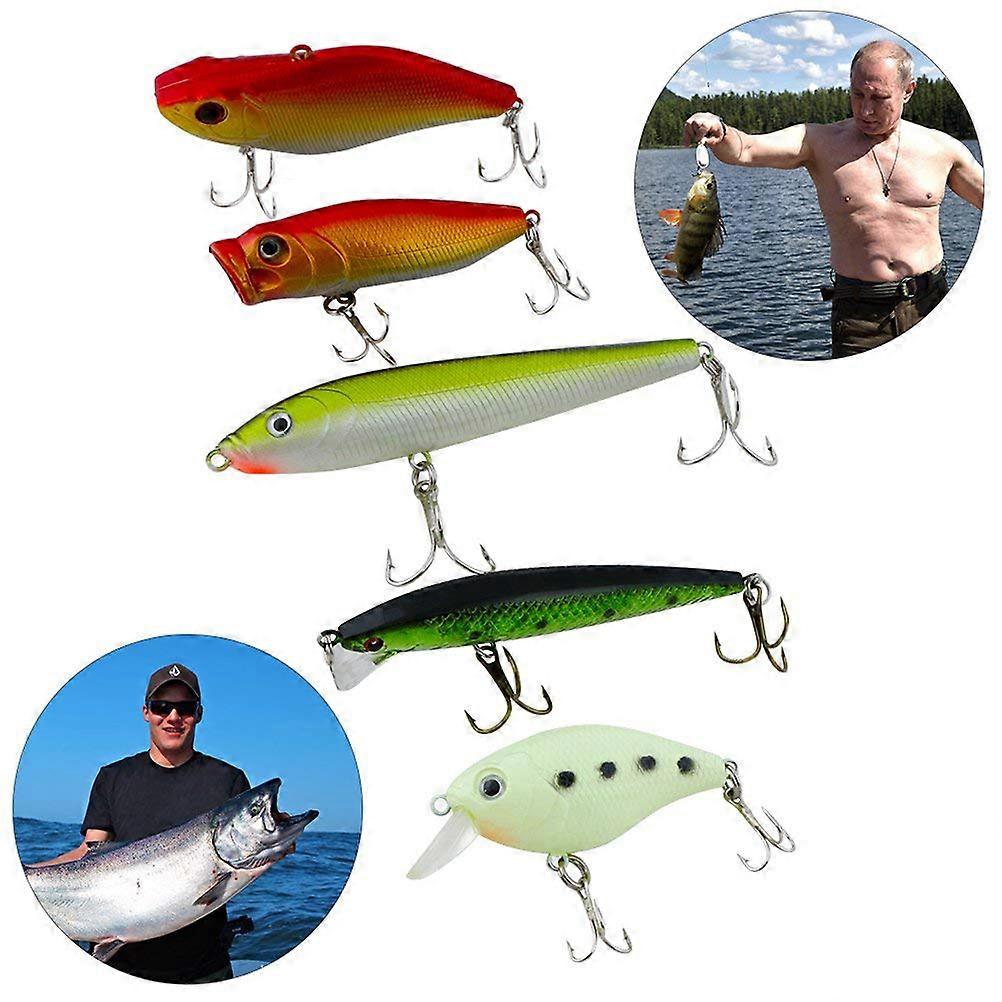 Multifunctional Fishing Lure Set with 101 Pieces Assorted Color Polypropylene Box for Freshwater and Saltwater Use