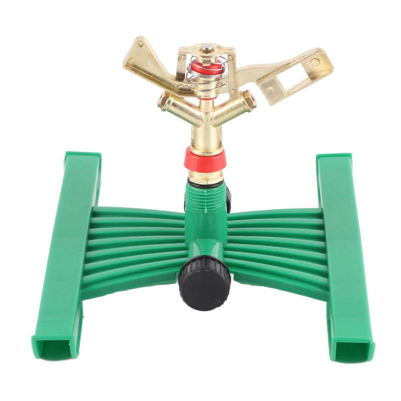 360 Degree Automatic Rotating Sprinkler with Base for Garden Lawn Irrigation System Watering Tool