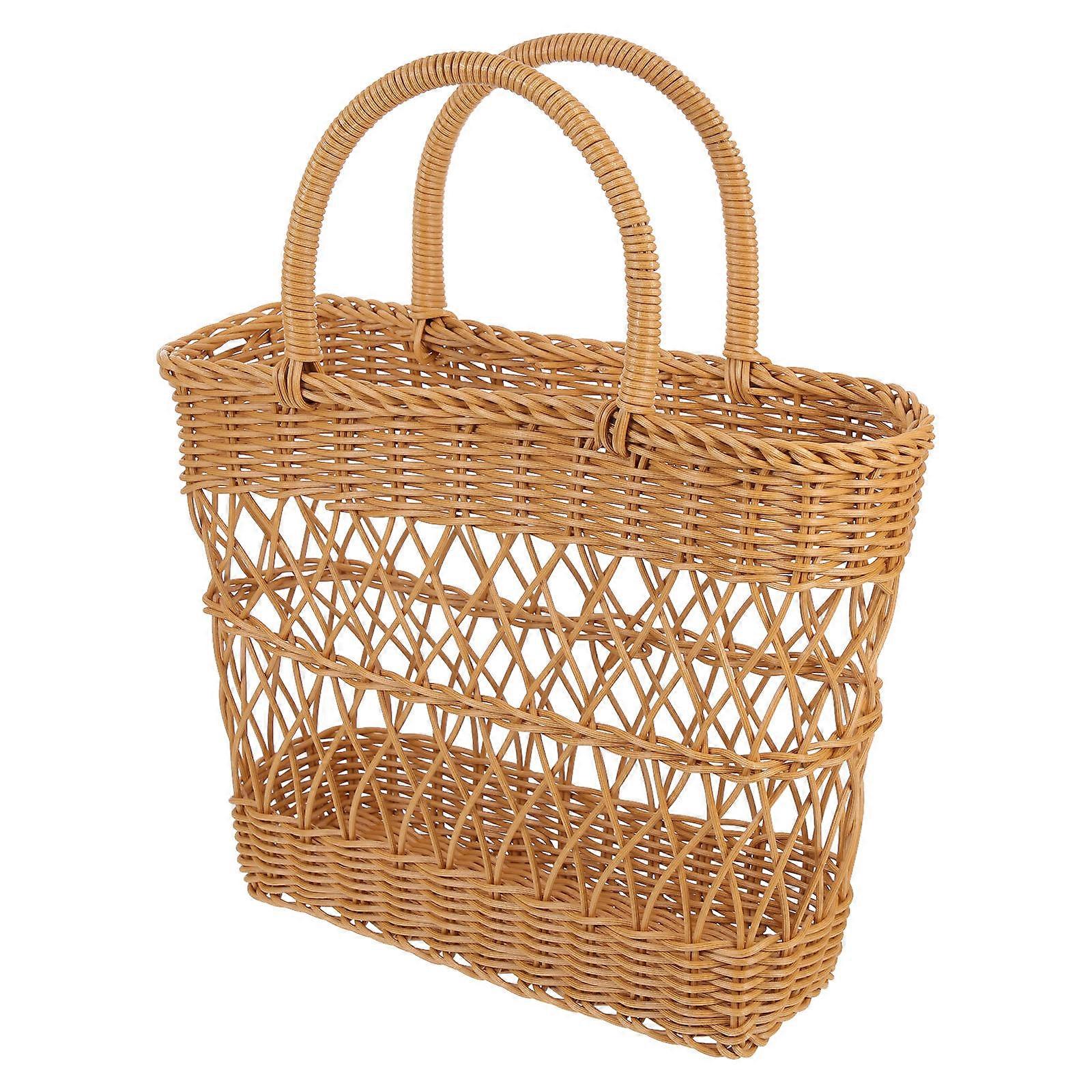 Portable Fruit Basket Multi Function Grocery Basket 1 Set Convenient Storage Basket Home Essential