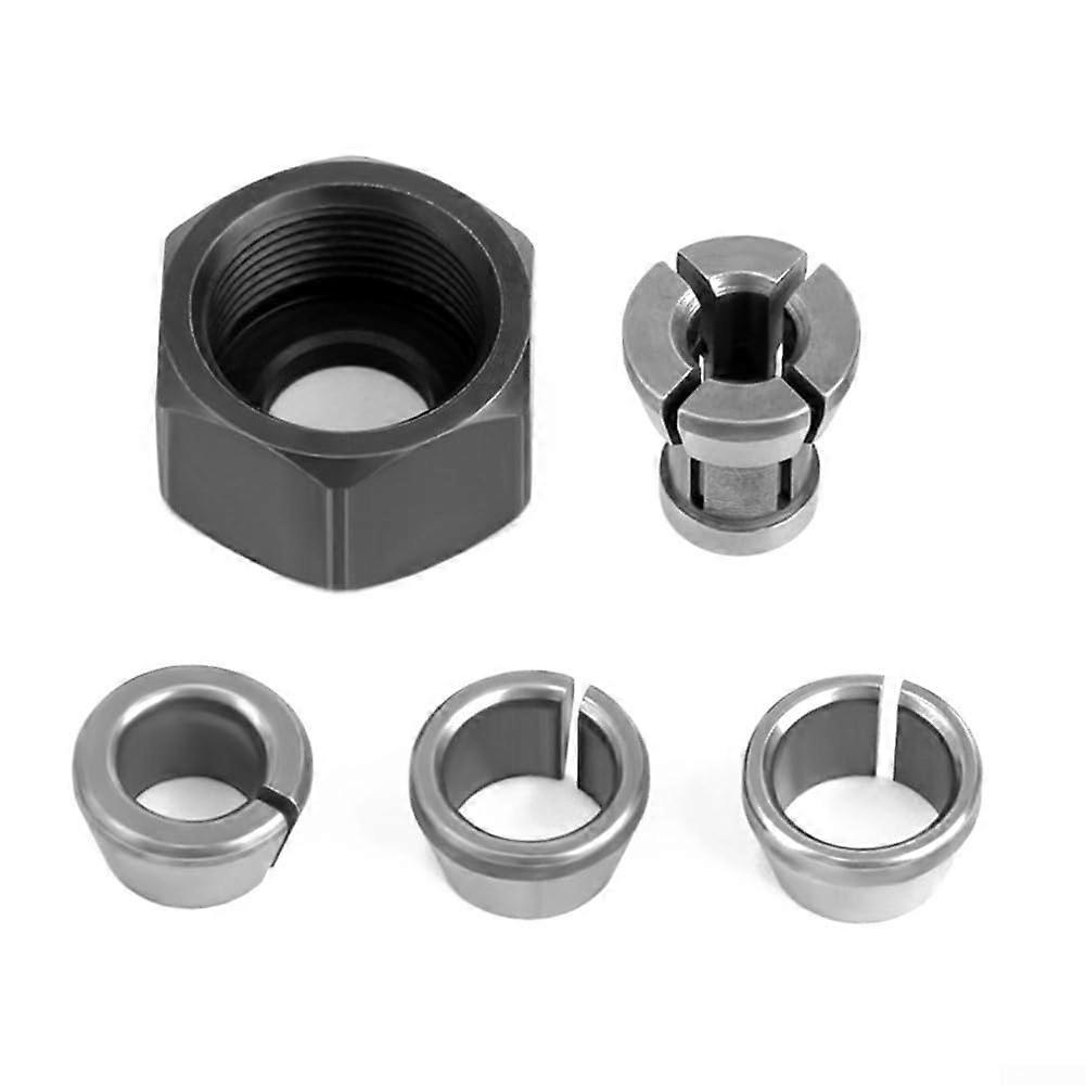 Gravel trimming machine router accessory, M17 6 mm collet adapter, hardness