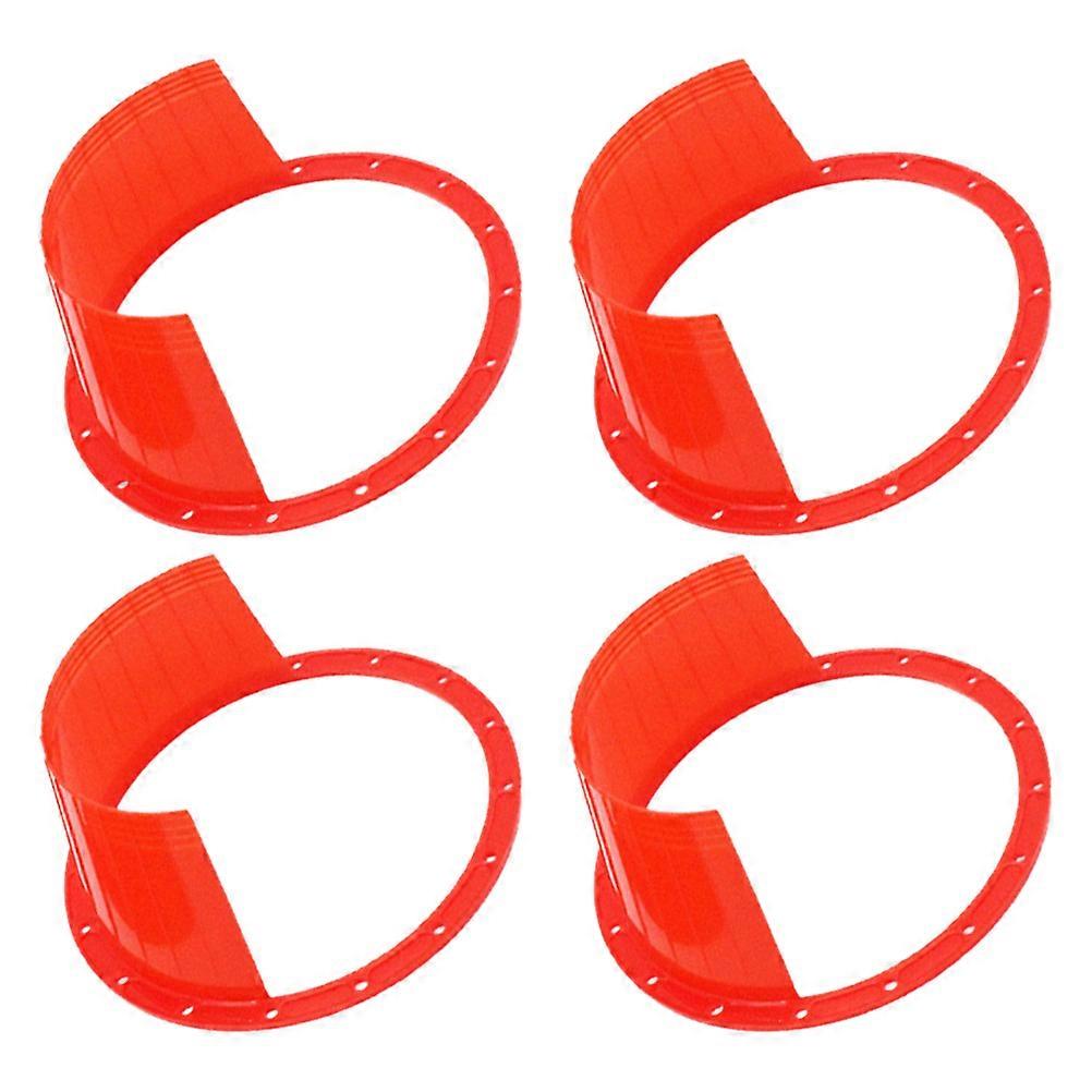Car Horn Protector Waterproof Square Abs Material Ultra-Thin Design 16.6X16.6X8.4Cm 4Pcs