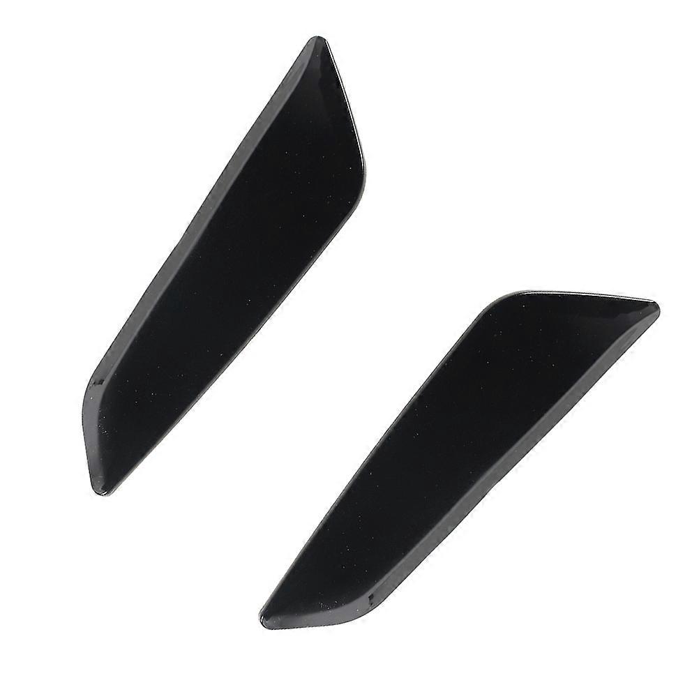 Car Ventilation Decorations 1 Pair Black Simulated Air Outlet Sticker Durable ABS Material Design For Automotive Decoration