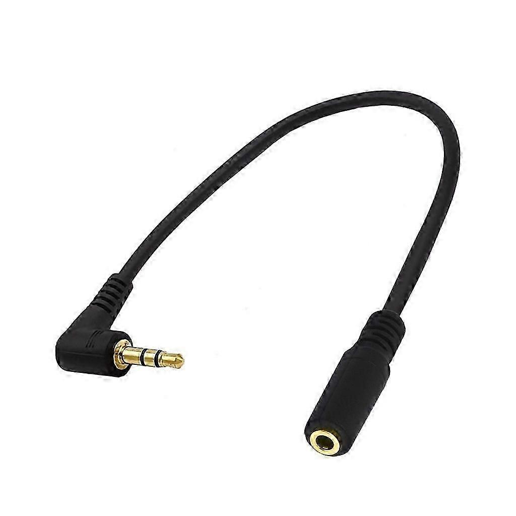 Right Angle 3.5mm Audios Adapter Cable Headsets Extension Cable Replacement