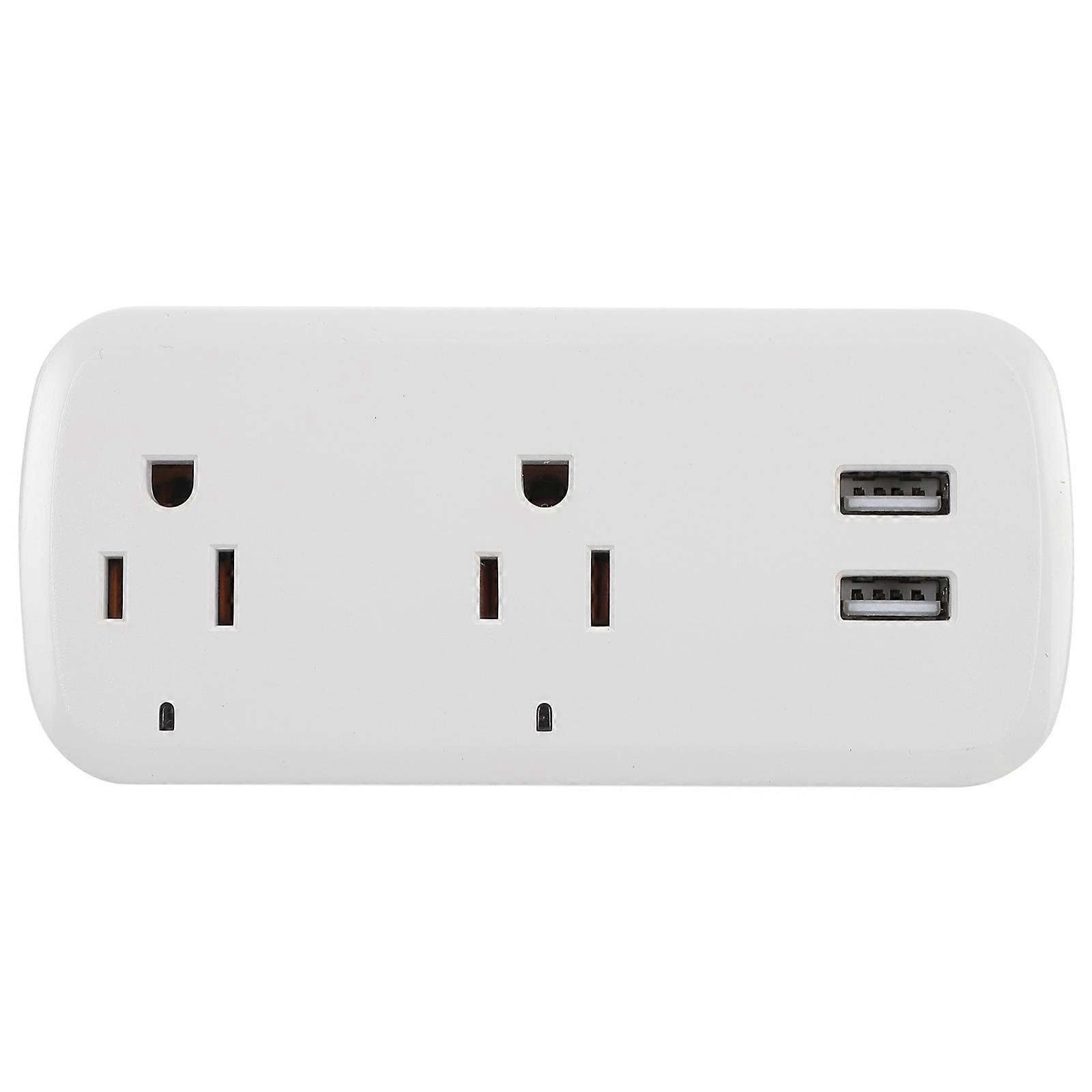 Smart WiFi Outlet Power Socket 1Pack Household Appliances Mobile Control 12.00X5.50X5.20CM White Practical Functionality