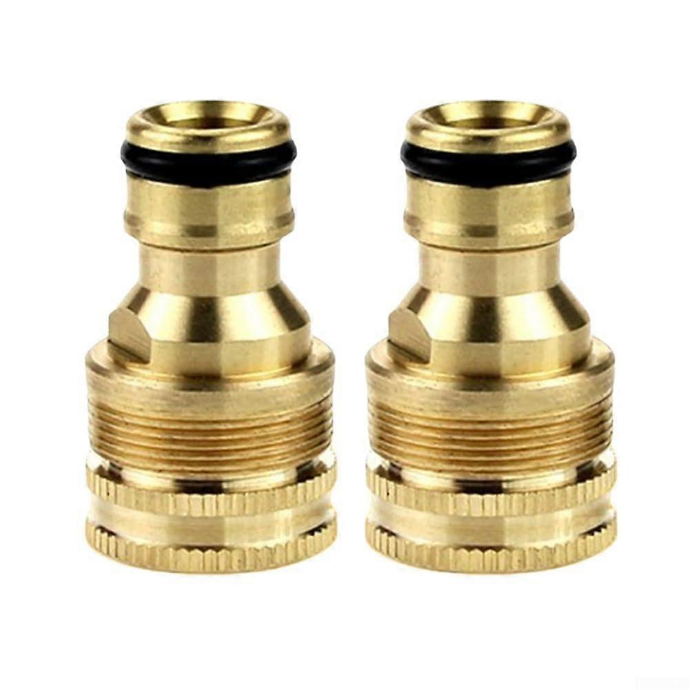 Brass Connection Fitting Set, 2-Piece for Easy Faucet Connections in Kitchen and Bathroom, Durable and Compatible