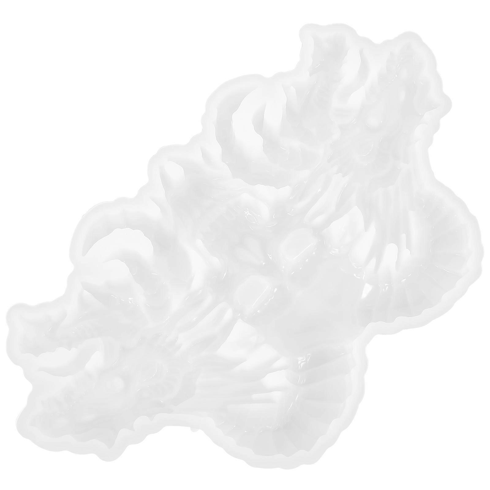 Crafting Silicone Skull Mold For DIY Projects With Realistic Details In 20.50X11.70X2.00CM Size For Home Decoration 1Set