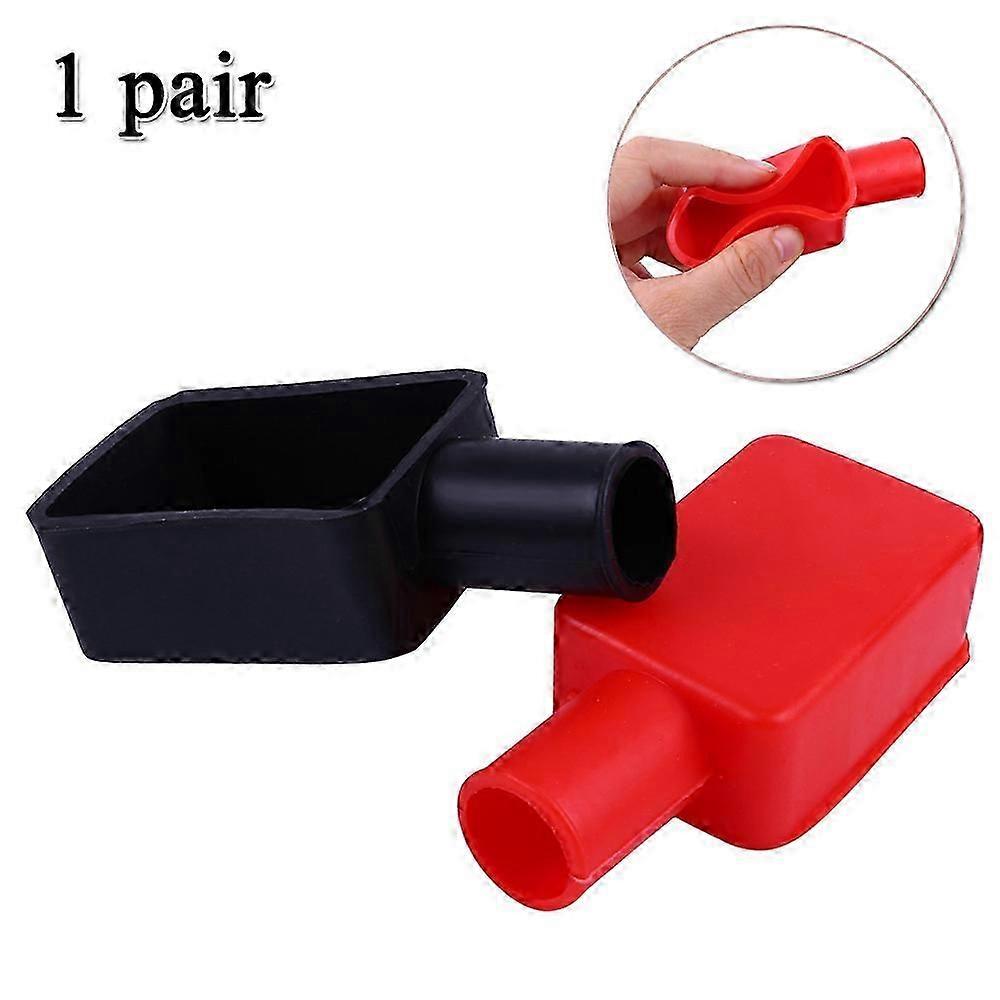 2pcs Positive Car power connector Battery Terminal Insulating Cap Cover Protector Wire Aut