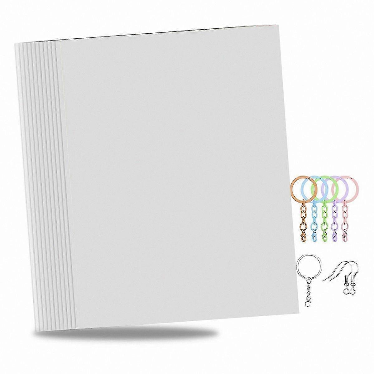 Shrinkable Plastic Sheets for Crafting 10 Pack Printable Films