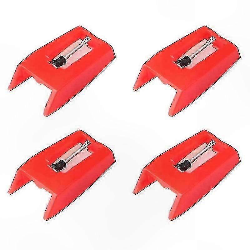4-Pack Stylus Needles for Record Players and Turntables, Universal Fit