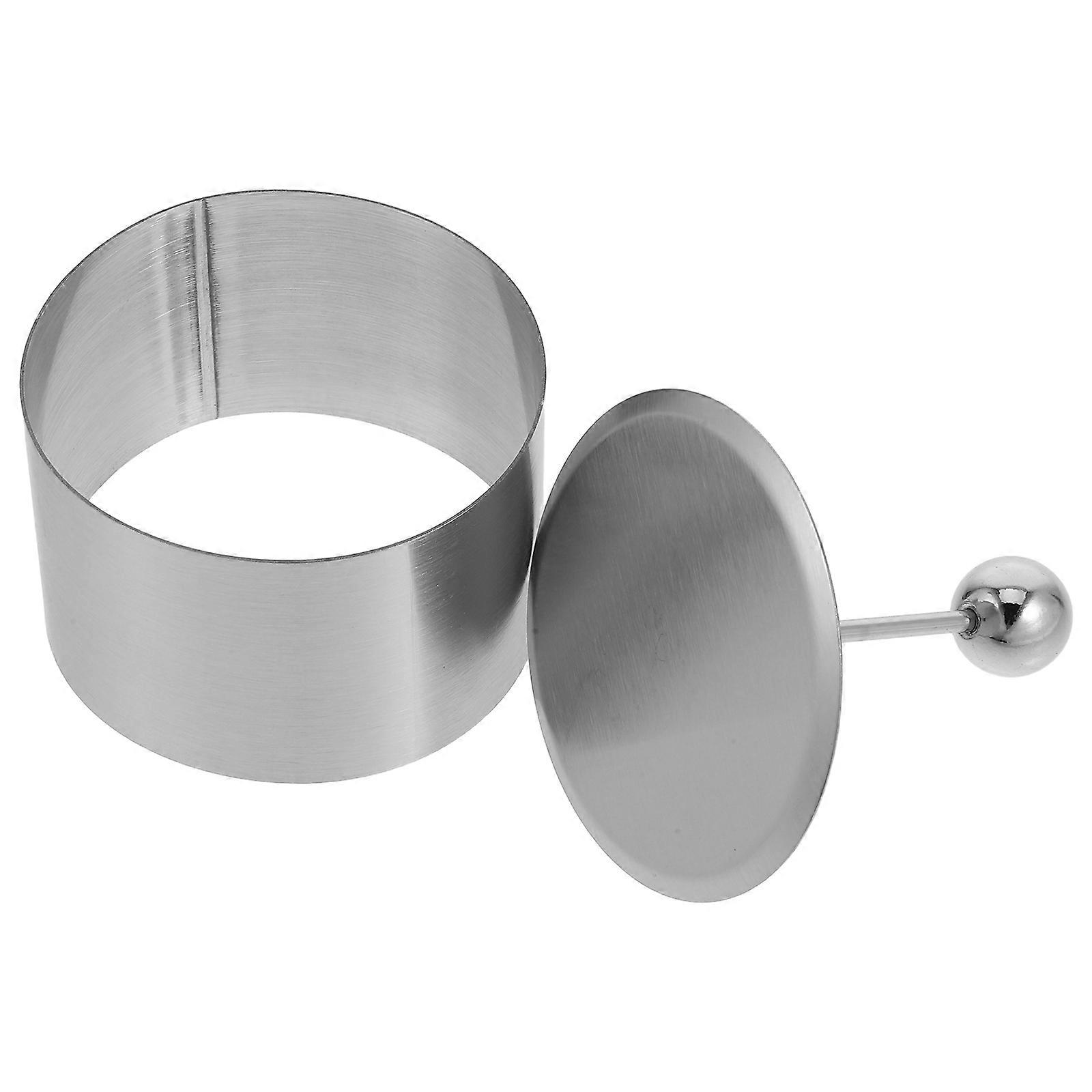 Stainless Steel Dessert Mold and Presser Tool Set for Cooking