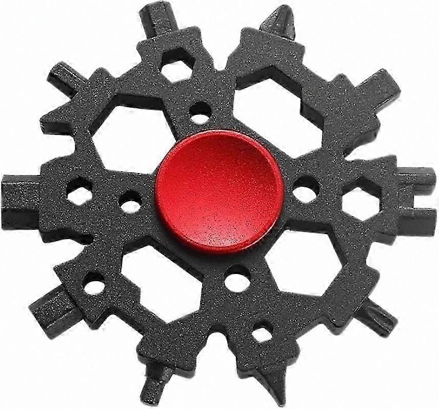 22-in-1 Carbon Steel Multitool Wrench, Snowflake Design Tool Set for DIY Enthusiasts and Handy Men Gifts