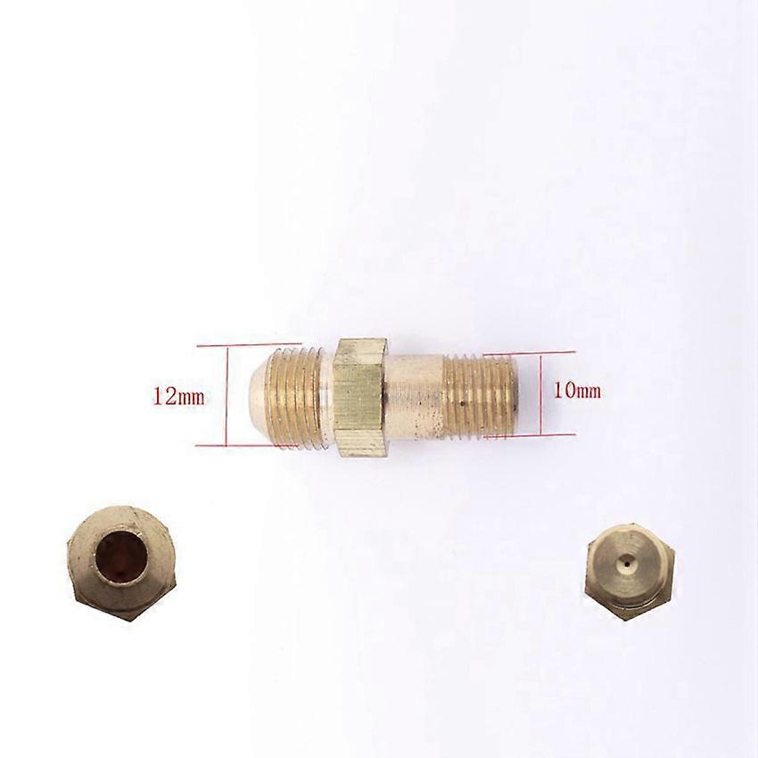 Copper Nozzle Gas Stove Conversion Kit for Natural Gas and Liquefied Petroleum Gas (LPG) #25 Nozzle Round Tip 10-12 Natural Gas Small Hole