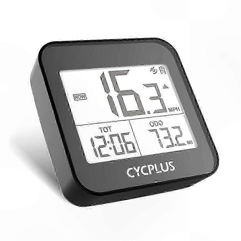 Wireless GPS Cycling Speedometer - Waterproof Bike Computer Accessory for Tracking Speed and Distance