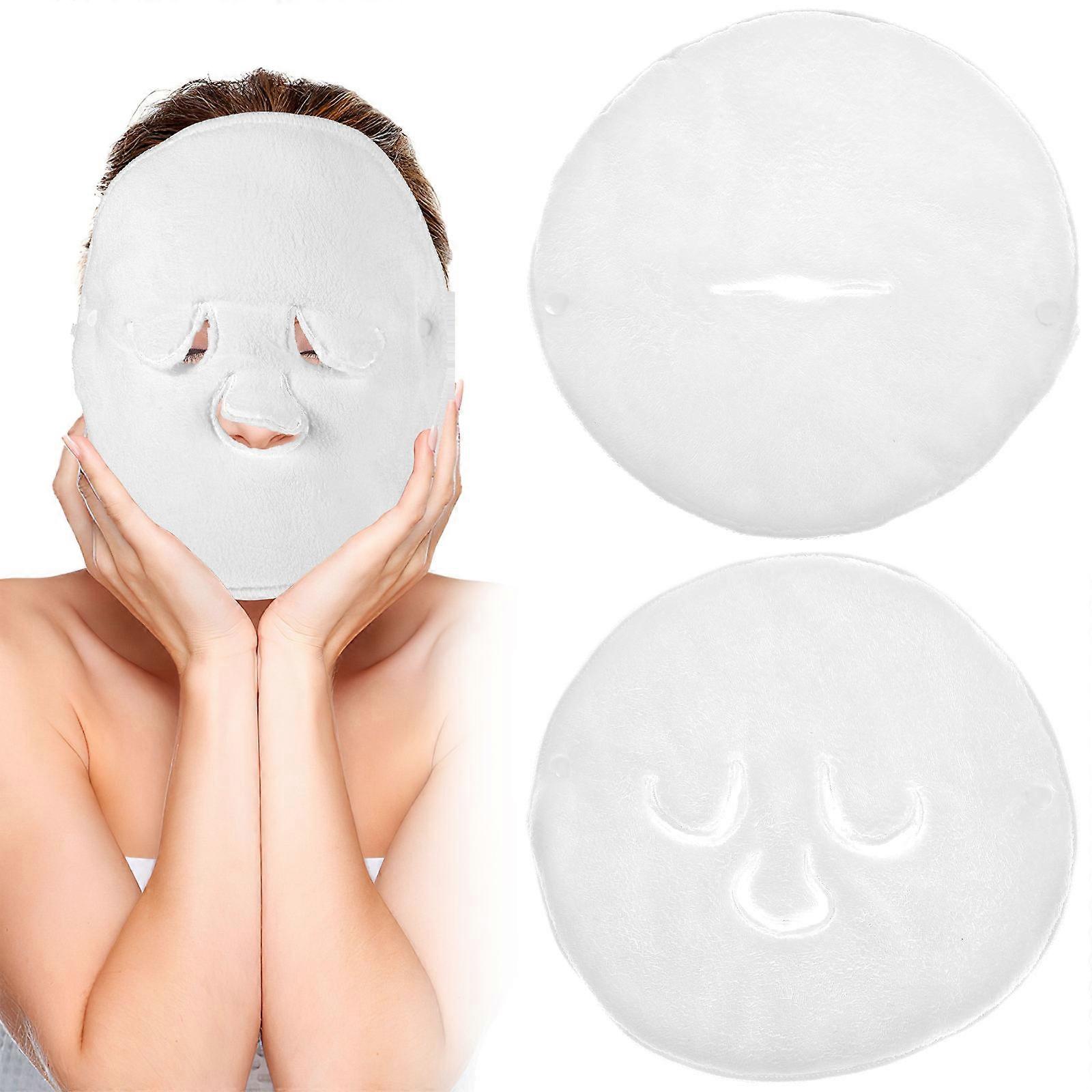 Face Towel for Women with Hot Compress Feature 2 Pcs 6.5 x 8.5 inches