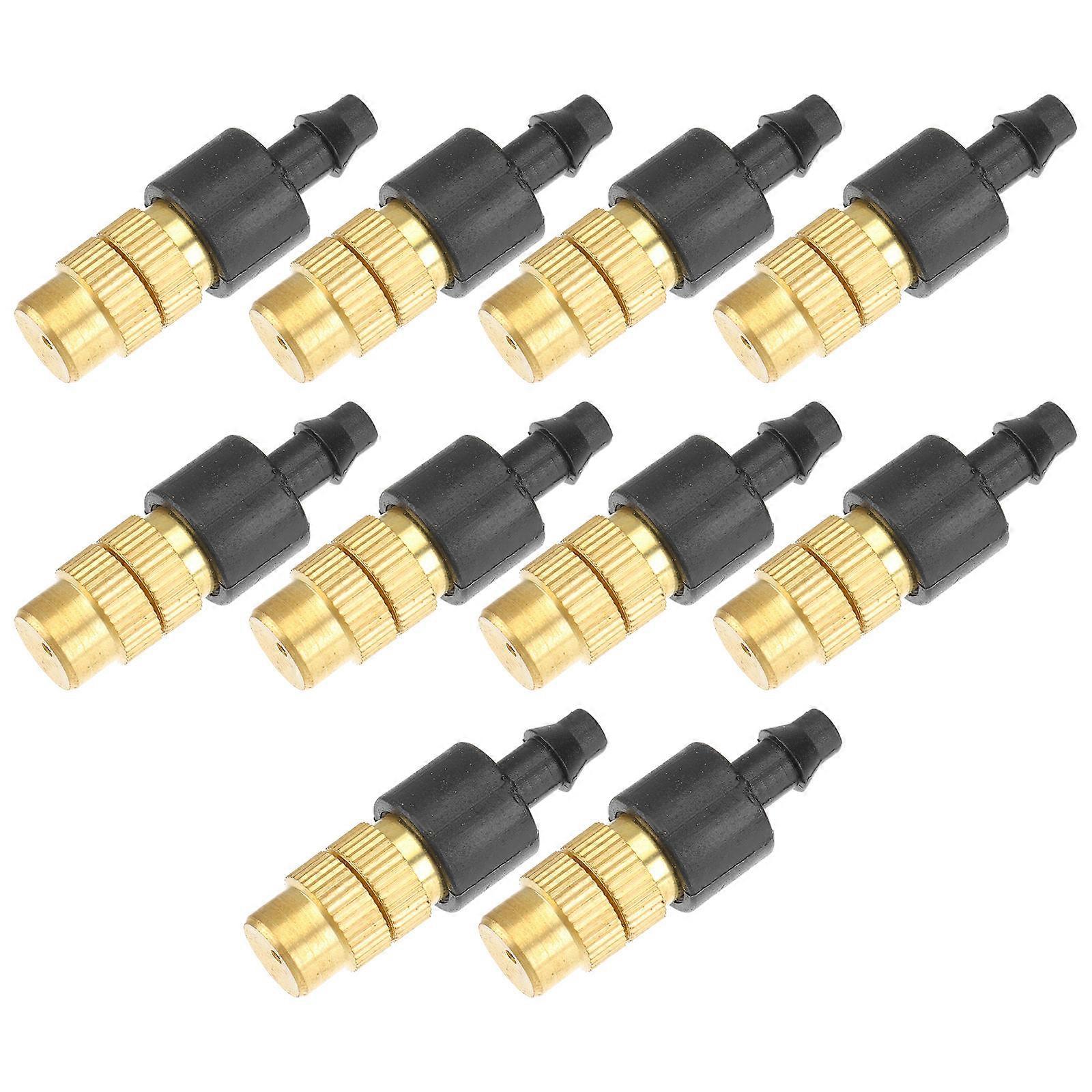Drip Emitter 12Set for Greenhouse Nursery Multi Adjustable Irrigation Spray Nozzle with Fine Mist Atomizing Function
