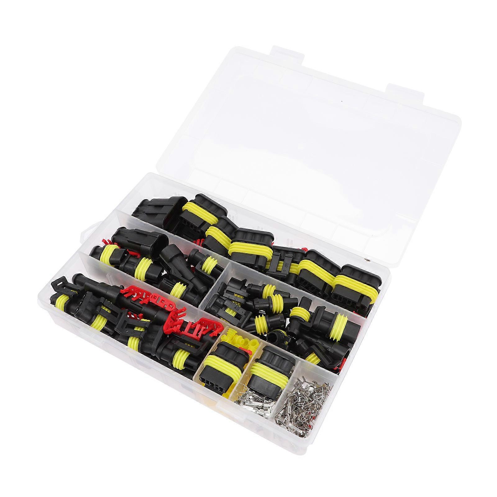 Automotive Wiring Connectors 1 Set Waterproof Connector Kit For Headlights Fog Lights Replacement 4X3X1Cm Strong Resistance