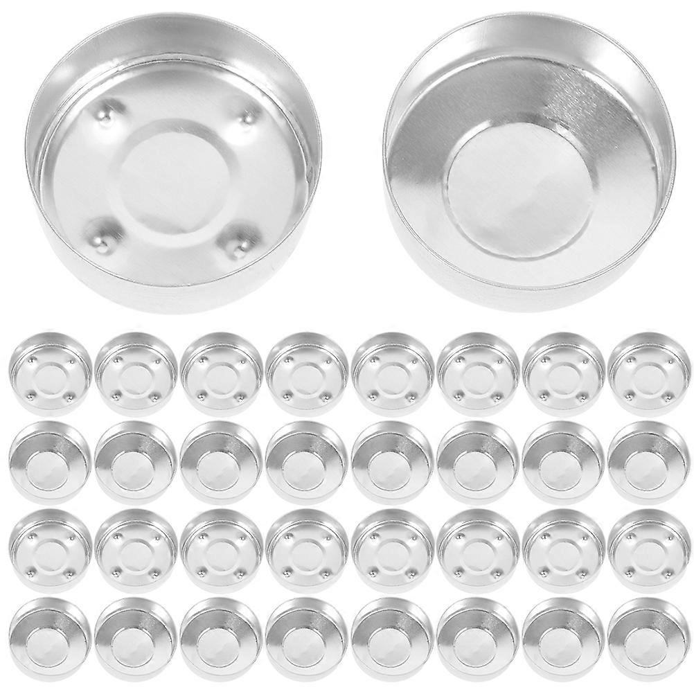 50pcs Aluminum Candle Cups, Durable Empty Tins for DIY Candle Making, Stylish and Safe Holders for Home Decor and Table Use, Lightweight and Practical