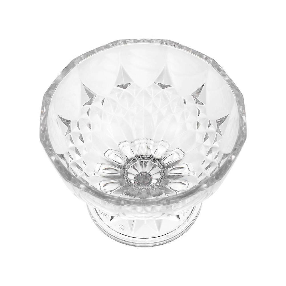 Transparent Ice Cream Serving Container Modern Design Suitable for Casual Family Dinners 1Pcs