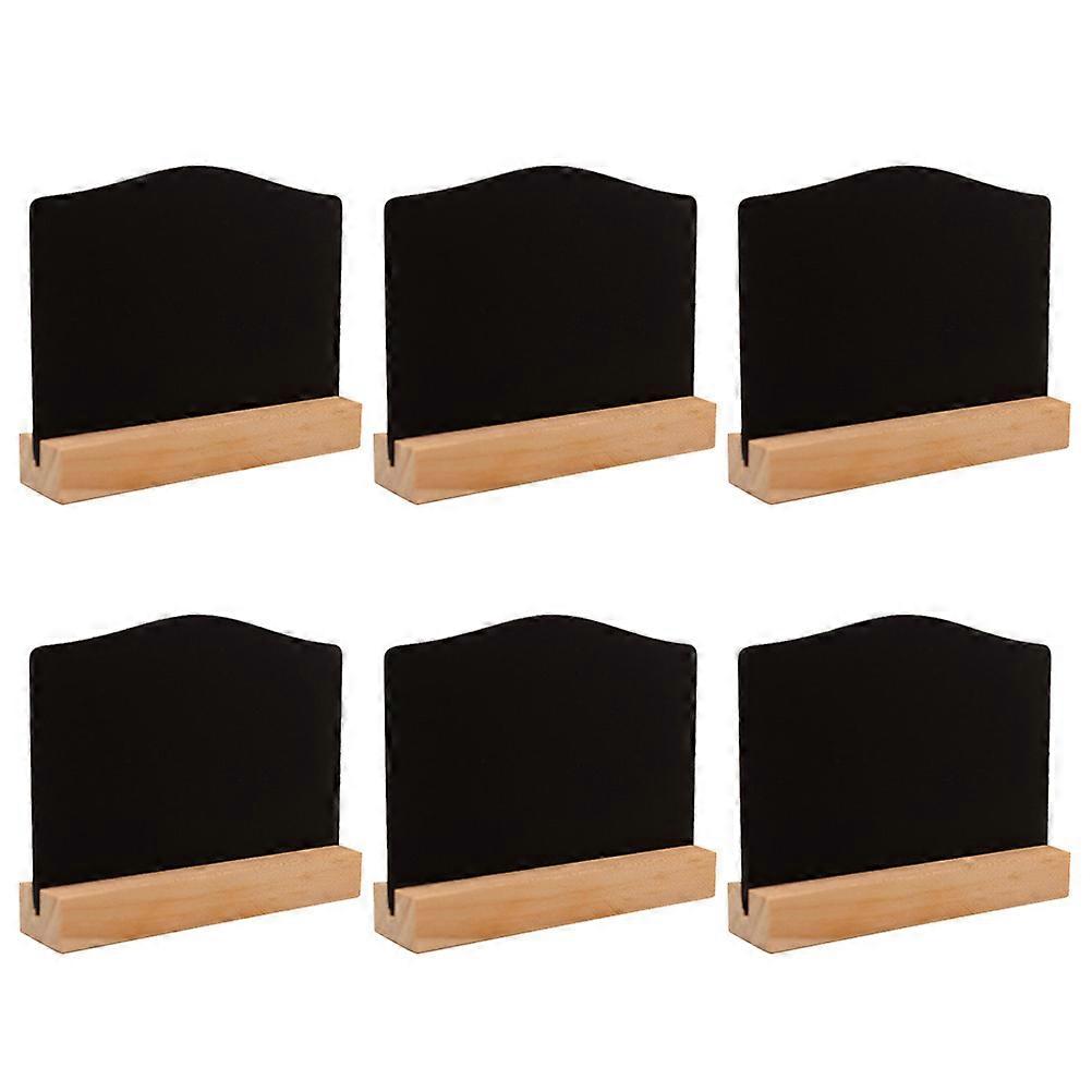 Small Size Decorative Blackboard For Coffee House Shop 6Pcs Making Signs Double-Sided Functionality