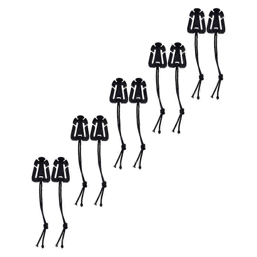 Elastic Buckle Webbing Buckle for Outdoor Use with 10Pcs