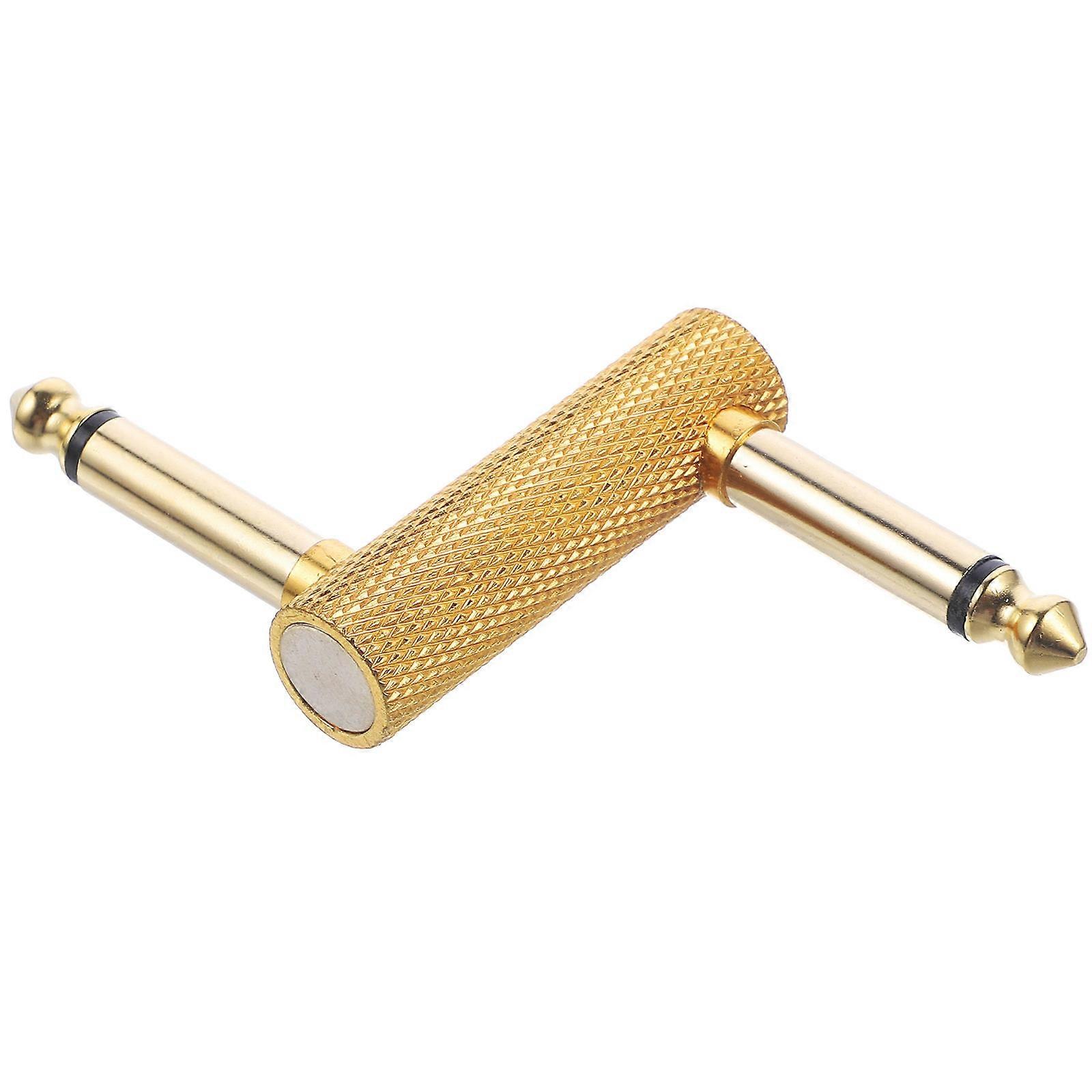 Guitar Patch Connector Adapter Coupler for Pedal Accessories Durable Plug and Play Design for Seamless Audio Performance