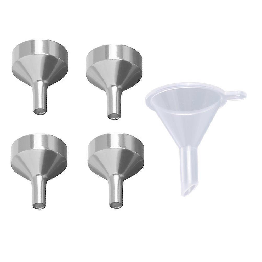 Metal Small Funnel Suitable For Transferring Perfect For Schools 5Pack