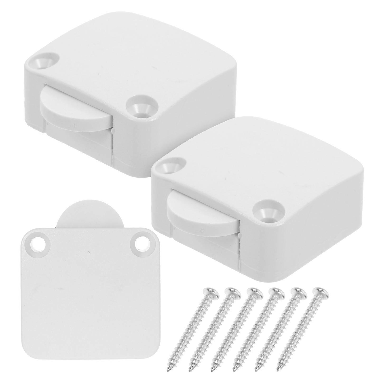 3pcs Door Light Switch for Closet Cabinet – Automatic Control Switch with Screws, Durable Flame Retardant Material for Wardrobe Sliding Doors