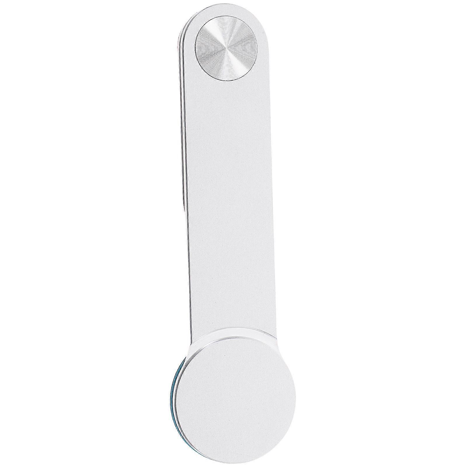 Car Computer Mount Magnetic Phone Holder with 360-Degree Rotation Silver Aluminum Alloy