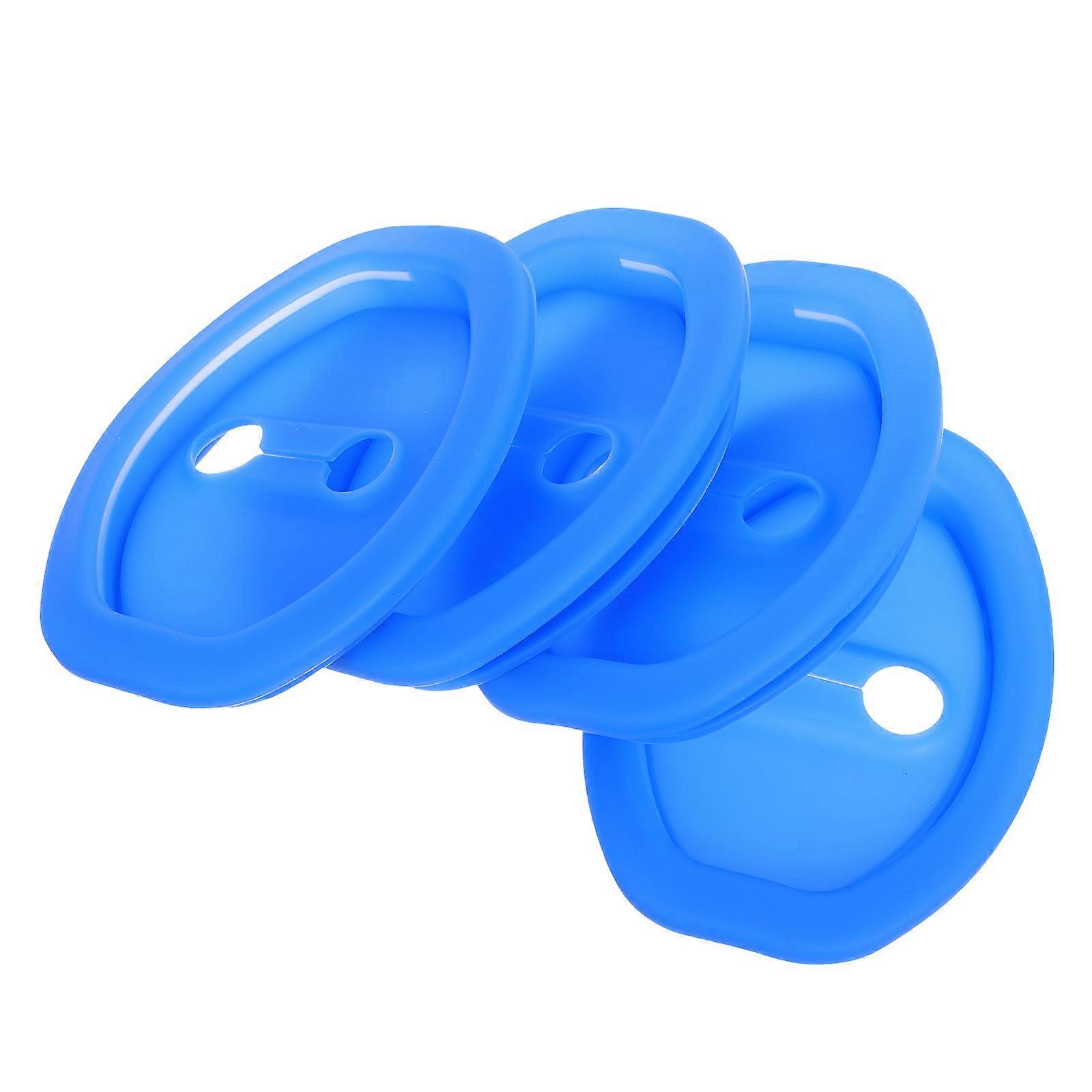 Durable Car Door Lock Cover 4Pcs Universal Silicone Designed For Car Owners Optimal Shock Absorption And Noise Reduction Experience