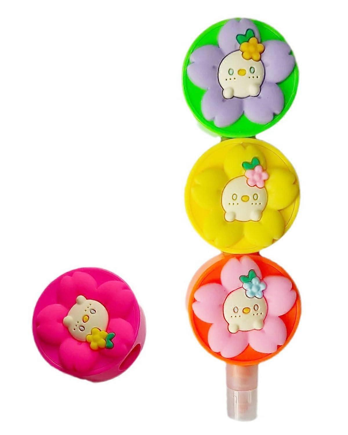 3 In 1 Highlighter Pen Light Green Yellow Orange Avocado Pattern Quick-Drying Multicolor Highlighter Set