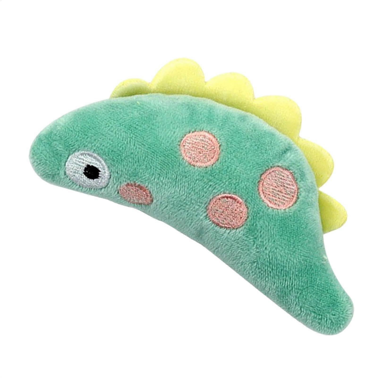 Stuffed Animal Dog Toy Plush Chew Toy For Small Puppies And Kittens Interactive Toy With Dental Cleaning Colorful Fish