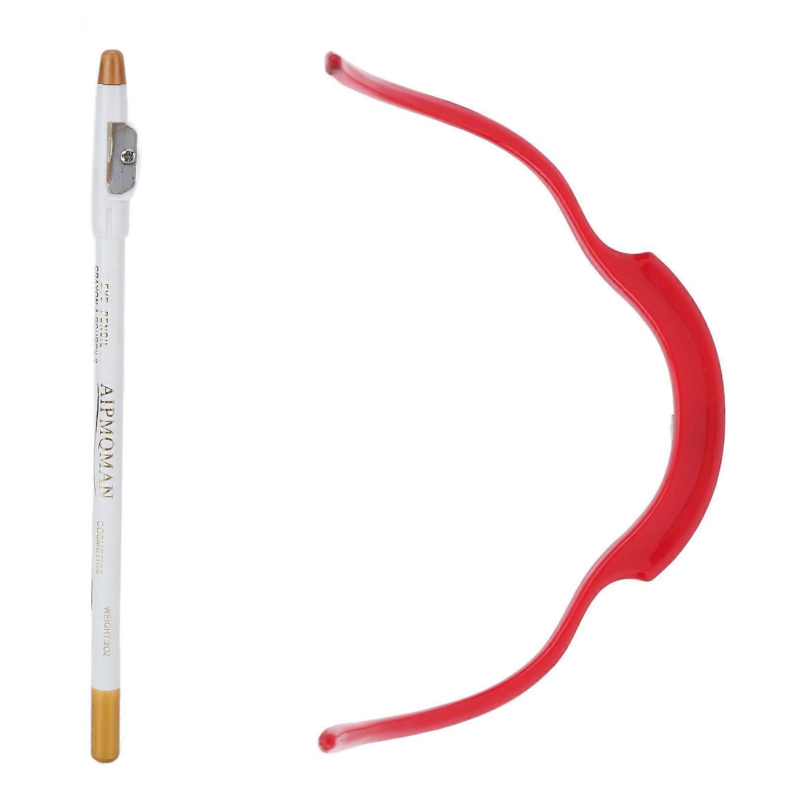 Beard Shaper Barber Pencil Set Professional Portable Men Beard Guide Template Shaping Tool 