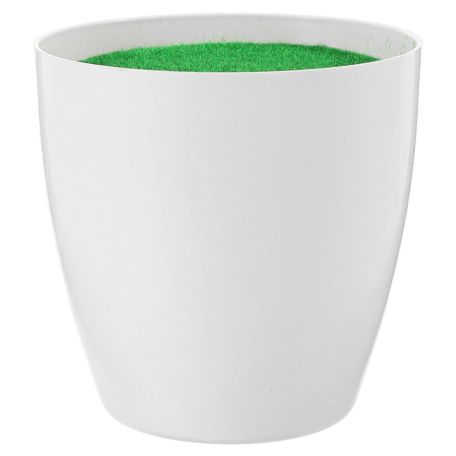 Flower Arrangement Pot Plastic Flocking Flowerpot Small DIY Plant Container