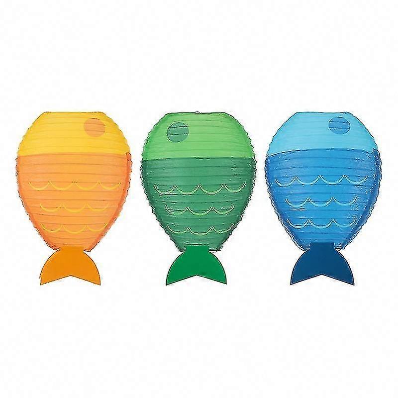 3pcs Fish Paper Lantern for Party Decorations