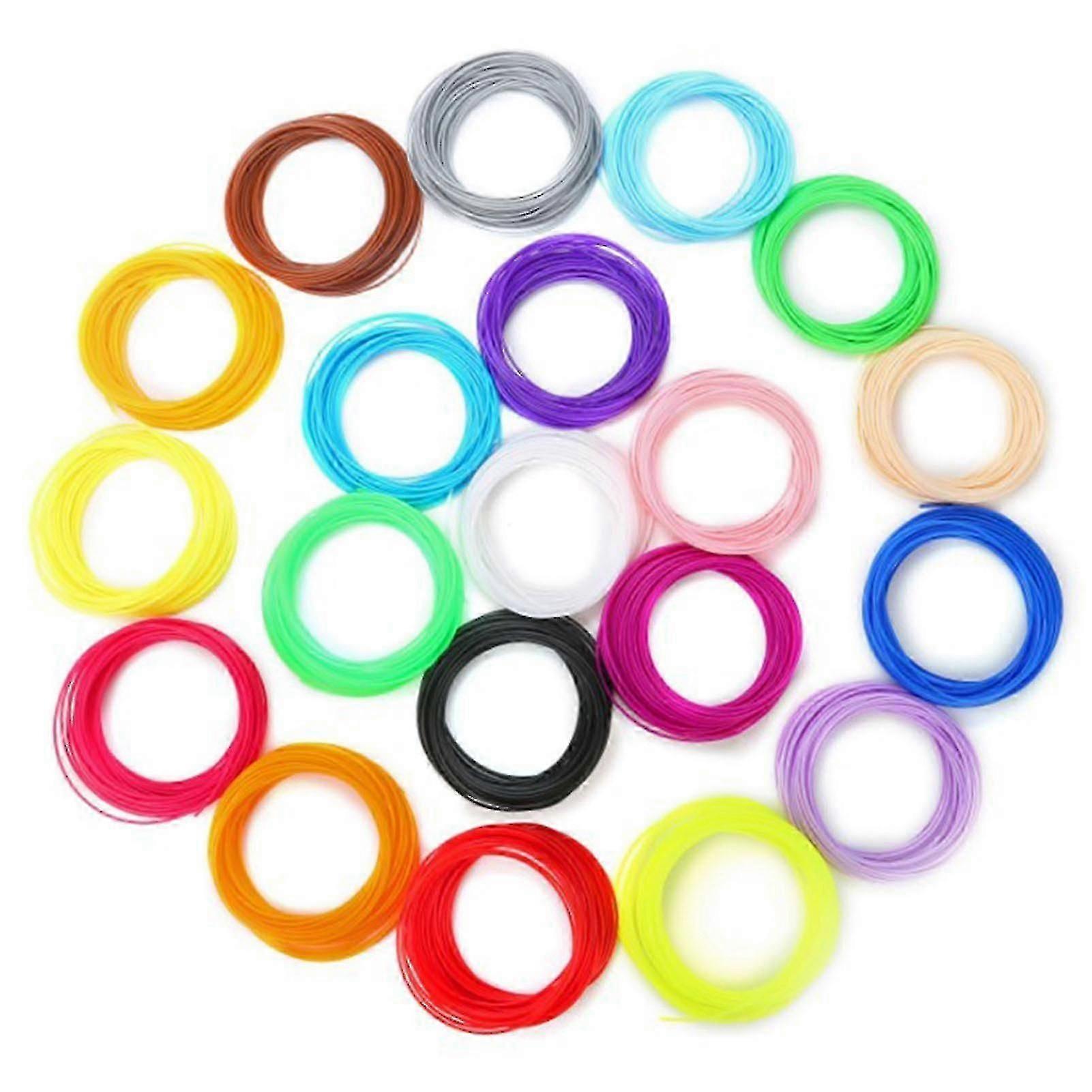 20 Rolls PLA - Assorted Colors 10.9yd Length - Safe and Smoothing Replacement