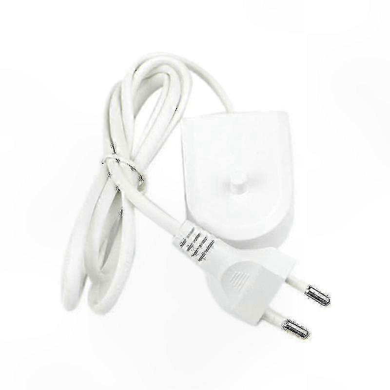 EU Plug White Replacement Charging Kit for Electric Toothbrush-Compatible with Multiple Models Hygienic and Durable Design