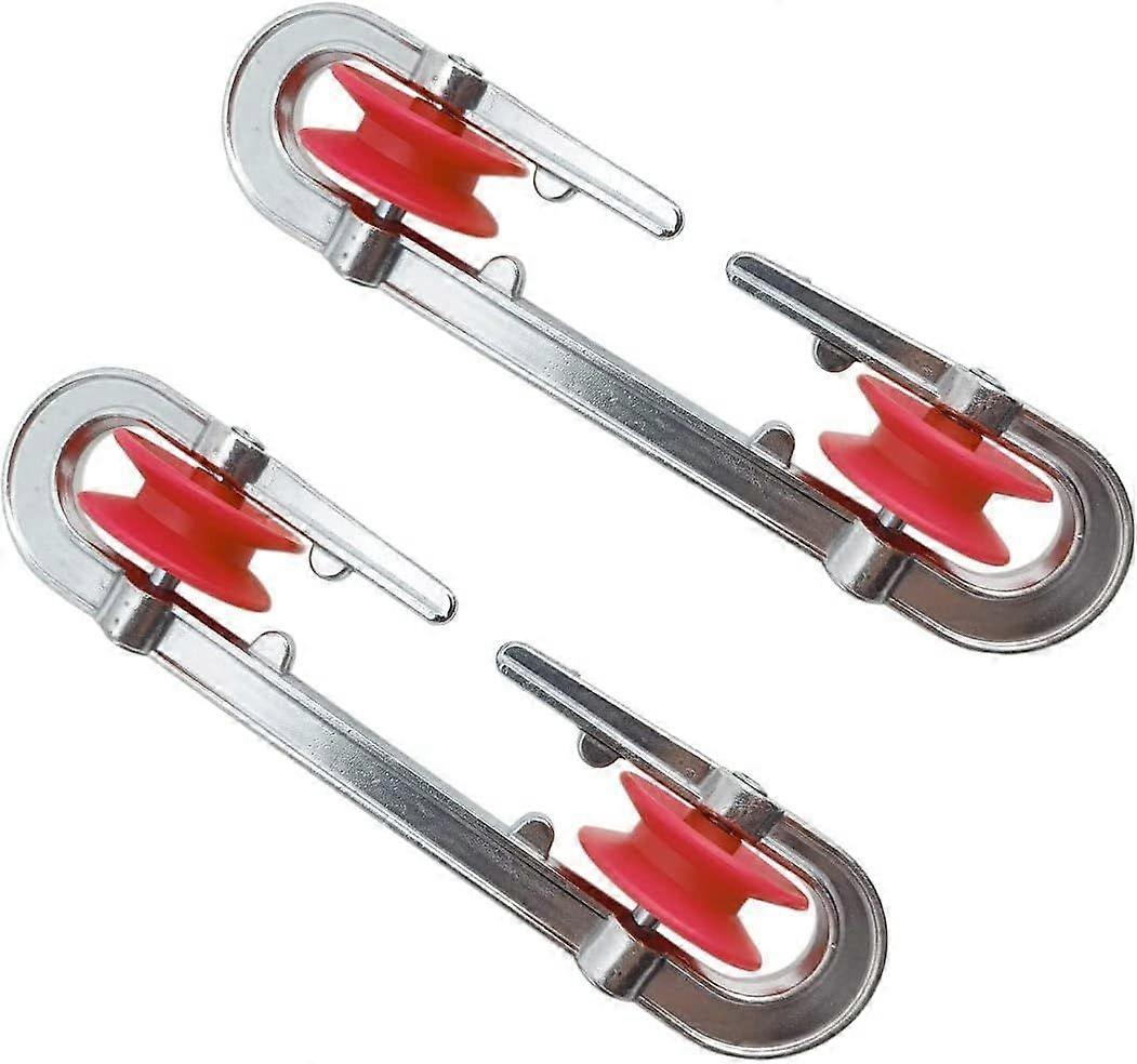 Heavy-Duty Aluminum Clothesline Spreader - 2 Pack Extendable Separator for High