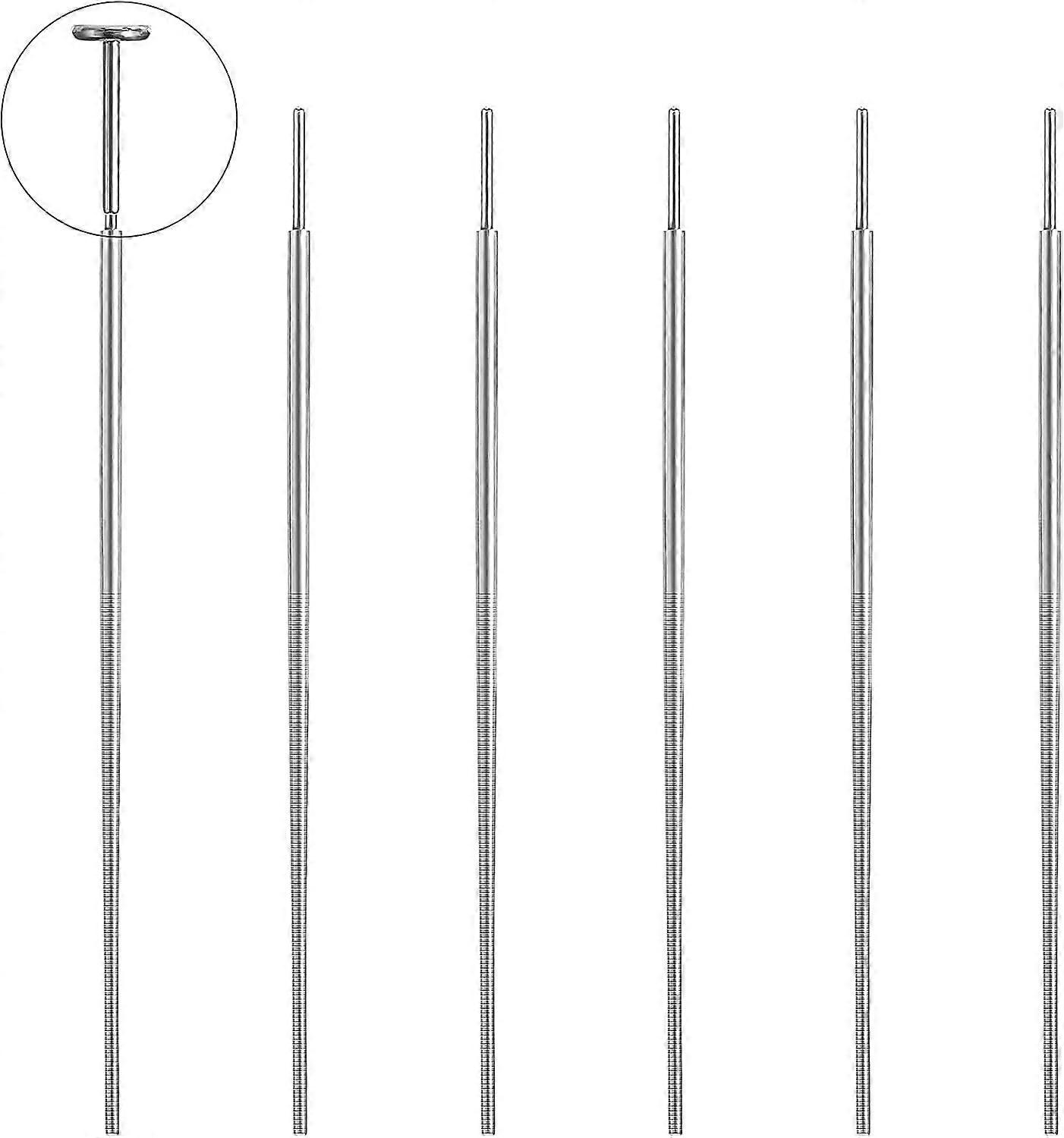 6 Pcs 20g Piercing Taper Insertion Tool Flat Back Earring Insertion Tool