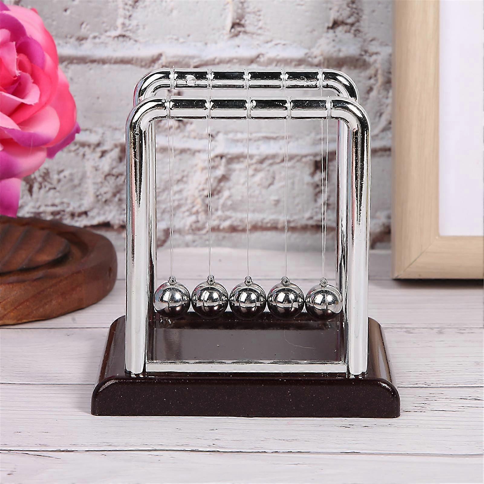 Metal Balanced Ball Toy Desk Ornament 8x7x9 cm Physics Decor