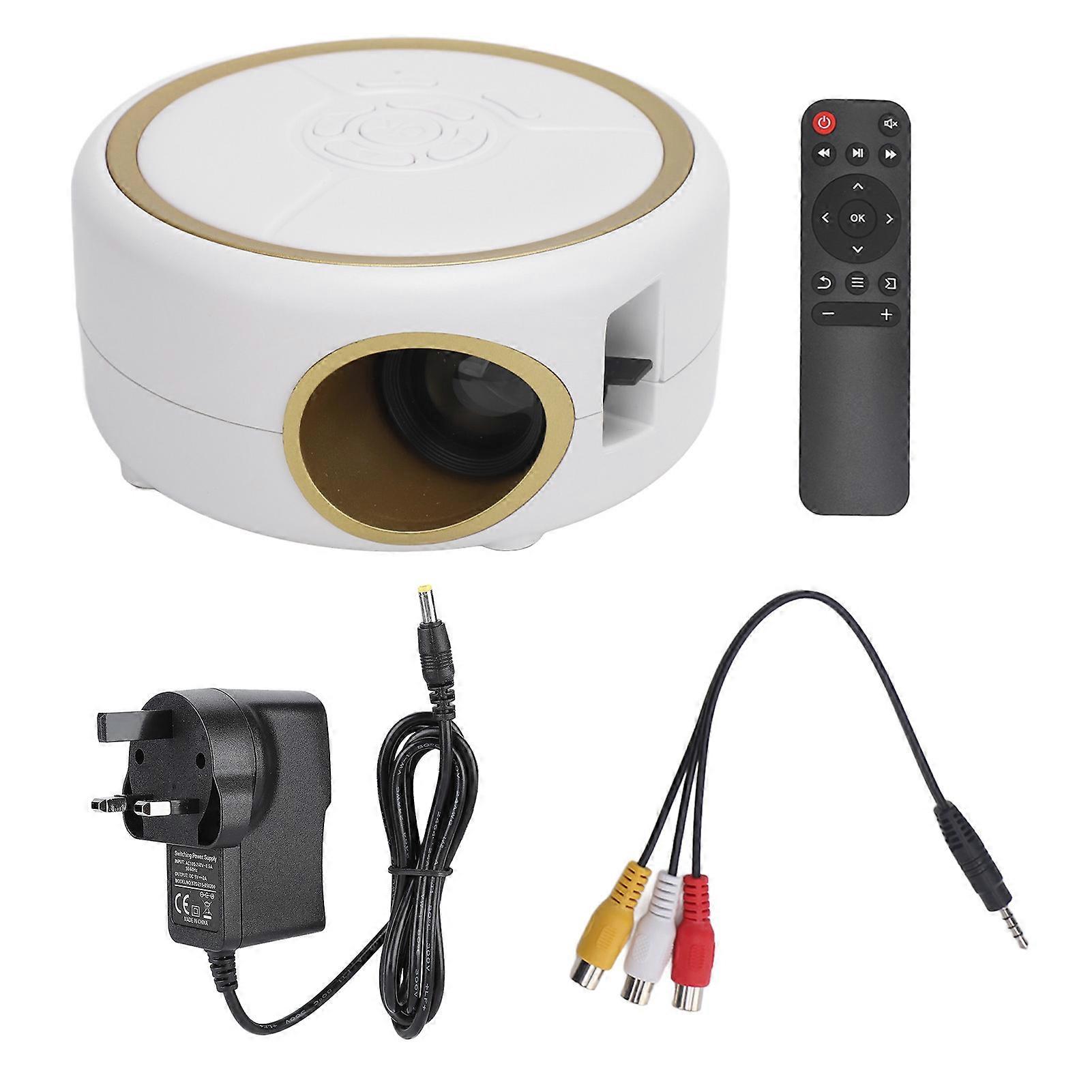 Mini Projector 1080P HD Portable LED with Screen Mirroring and Built-in Speaker for Home Outdoor