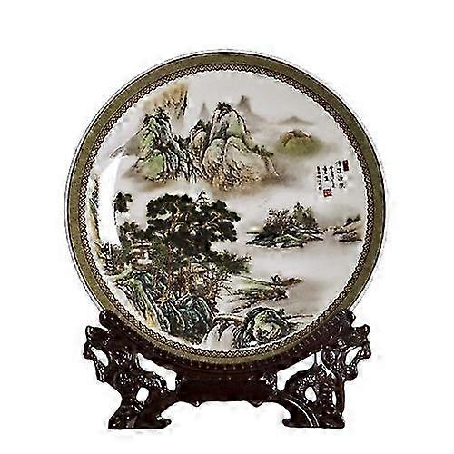 Decorative Trays-Tranquil Stream-Crystal Clear Brook Plate