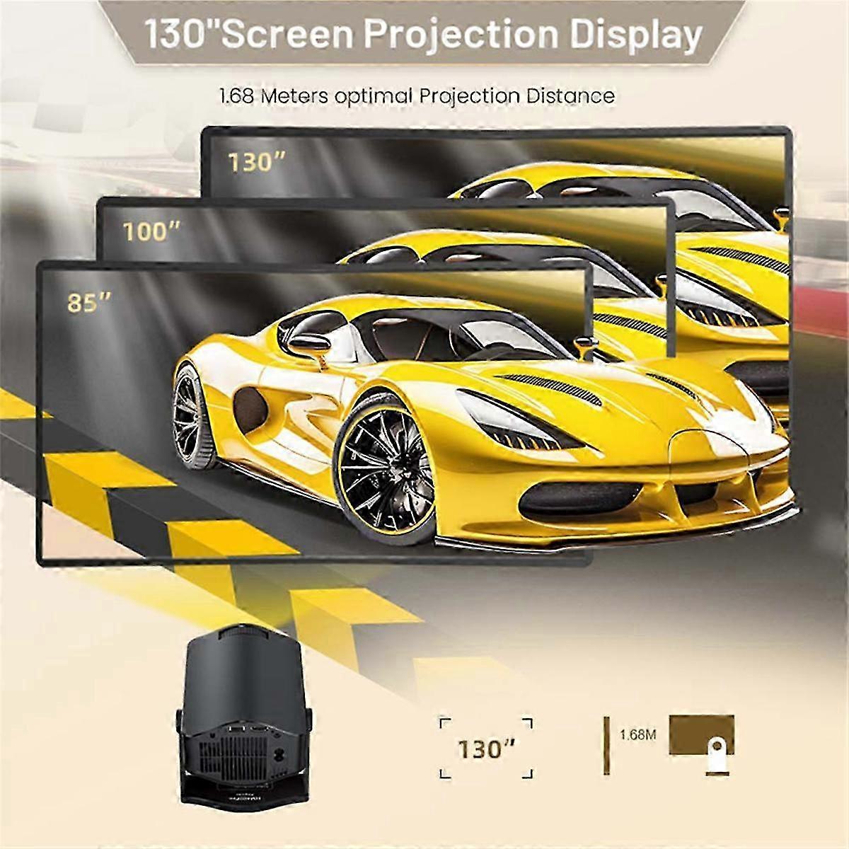 HY300 PRO Projector 4K Android 11, 200 ANSI, Wifi6 BT5.0, AU PLUG