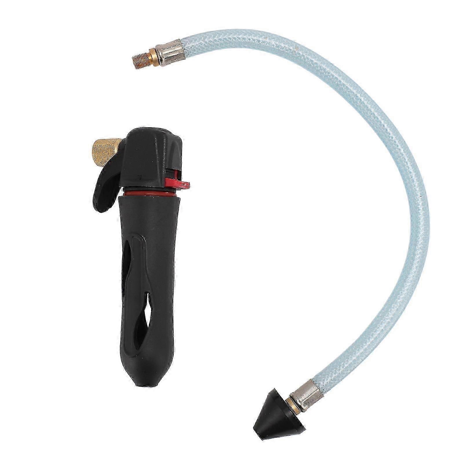 2024 AC Drain Line Cleaner Tool with Hose ABS Brass Easy Operate Portable Opener Tool for Condensate Line Black