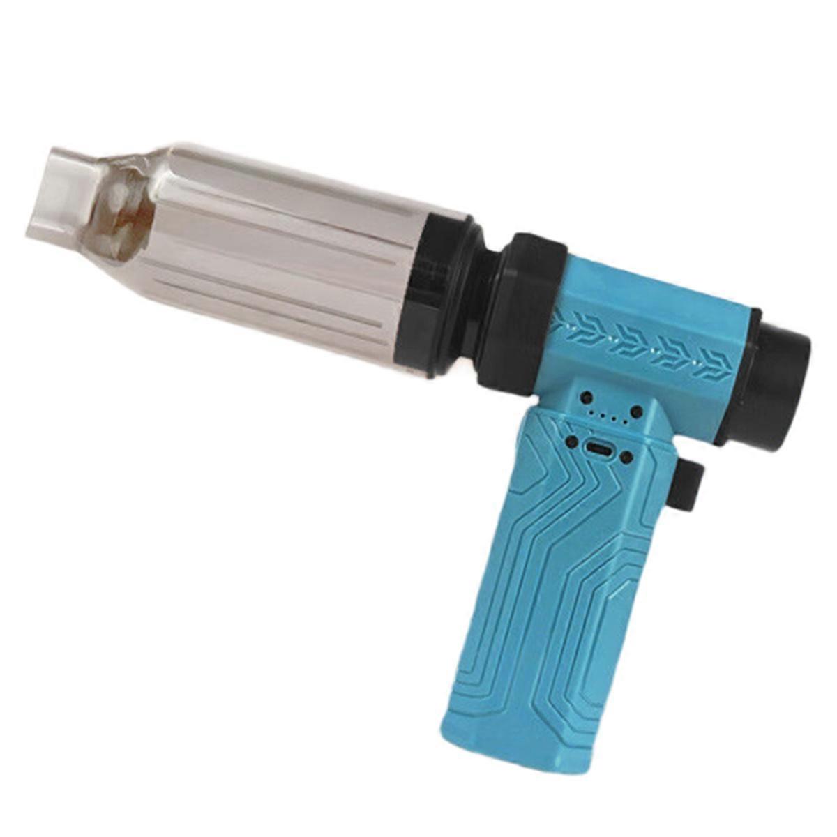 2-in-1 Blower & Vacuum 880000RPM Air Blower High Speed Mini Fan 600g Thrust 70m/S Wind Brushless Duster Blue