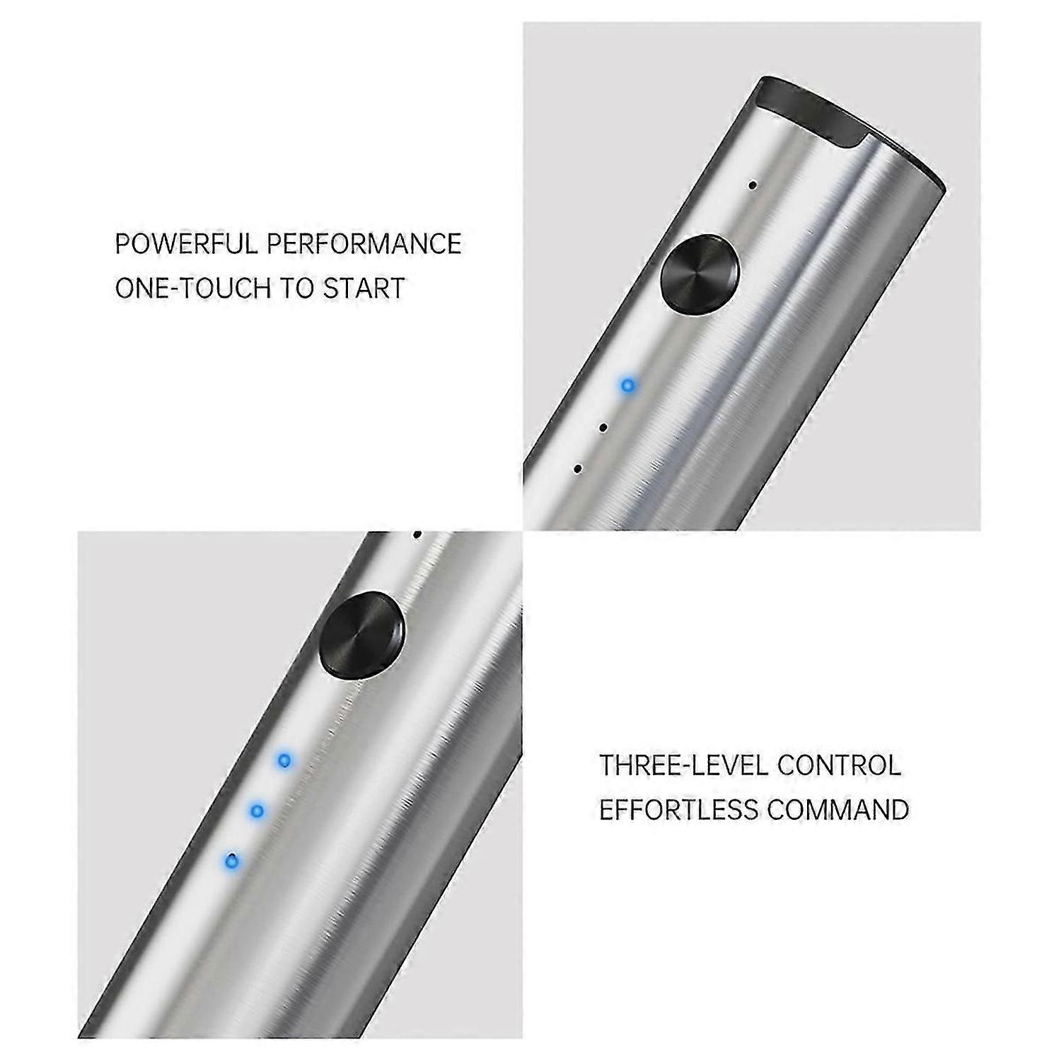 with 3 Speeds and Stand Milk Frother with 2 Stainless Steel Whisks