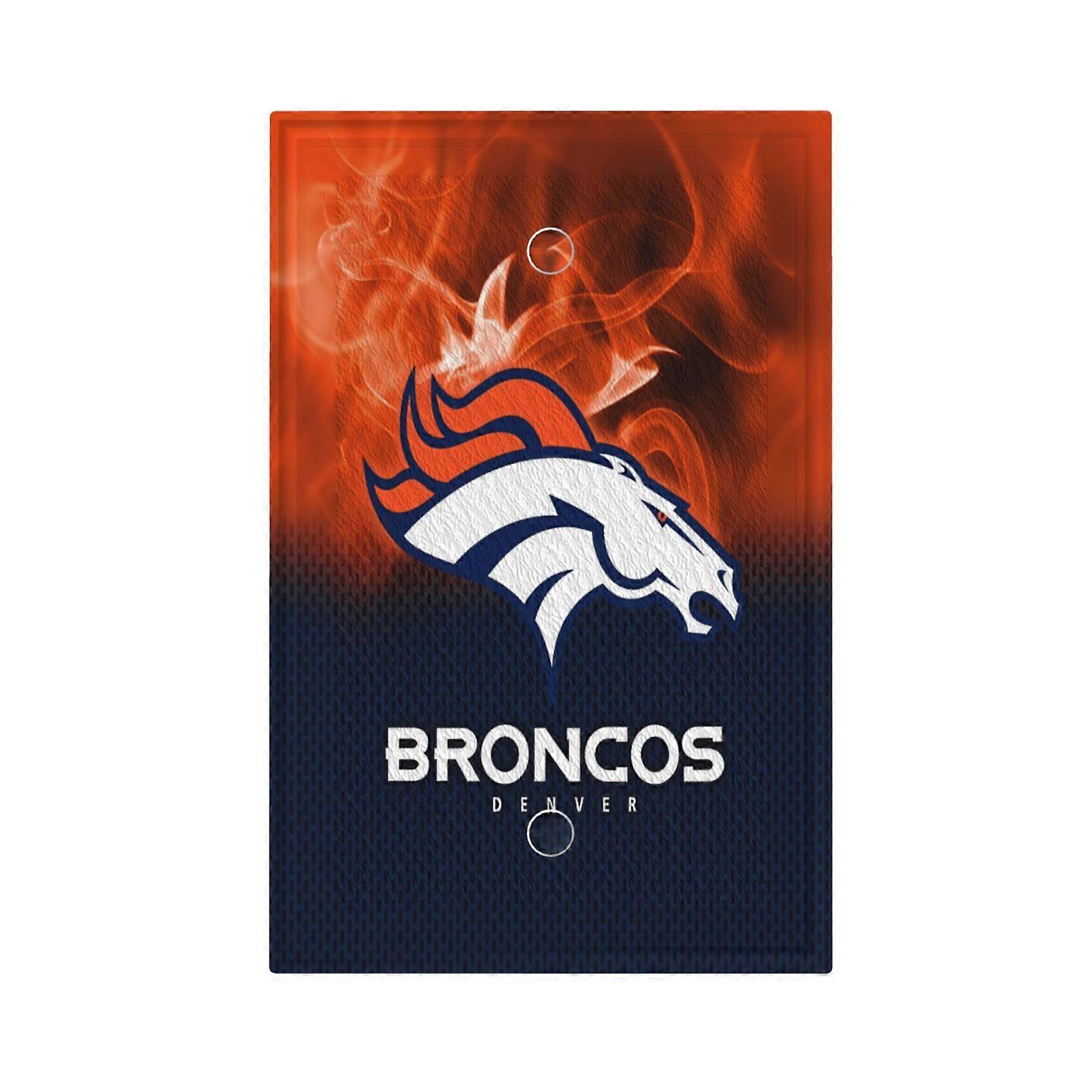 Broncos Switching Lights Single Leather Roman Frame Switch Panel Wall Panel Single Double/Pull Light Switch
