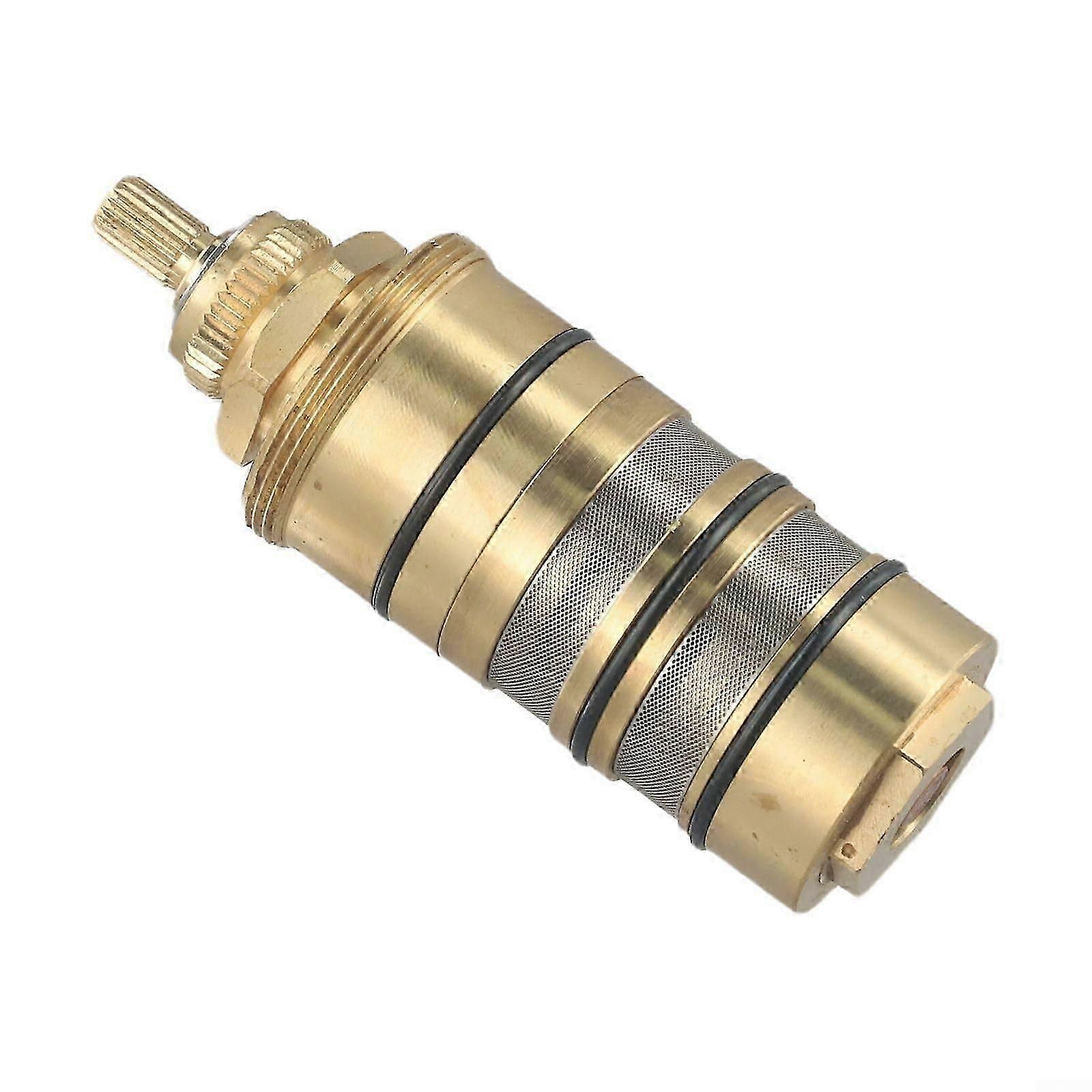 Replacement shower faucet set with thermostat cartridge for precise temperature control and compatibility